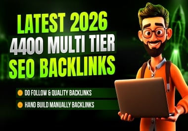 build 4400 high-power backlinks with a SUPER CHARGE Multi 3-tier SEO package