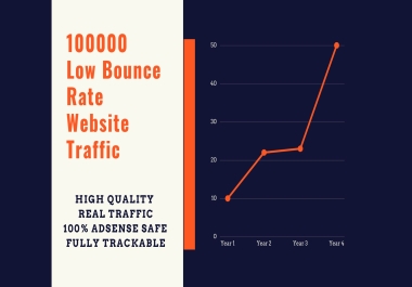 I Will Provide You a 100,000 Low bounce Rate Organic Real Human Traffic