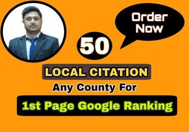 I will Create 50 top Instant Live local SEO Service For Any Country