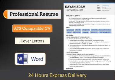 Provide Resume writing,  CV and Cover Letter writing services