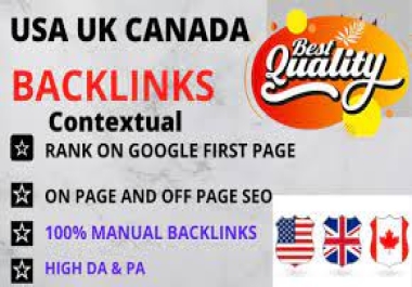 I will provide 30 uk usa canada backlinks on high authority sites