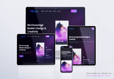 Create SEO Friendly Responsive Website with 1 Month Free Maintenance