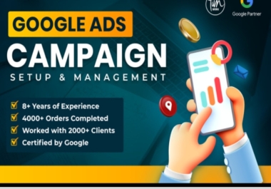 I will set up a profitable google search ads PPC campaigns