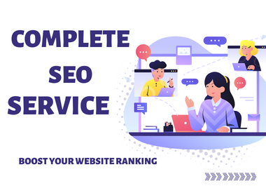 Boost Your Website's Ranking to the 1st Page with SEO Complete Service for only