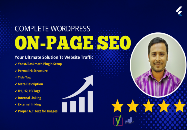 I will do On-Page SEO with Yoast and rank math plugin for WordPress site