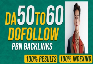 200 PBN Backlink DA50 Plus index Links with low spam