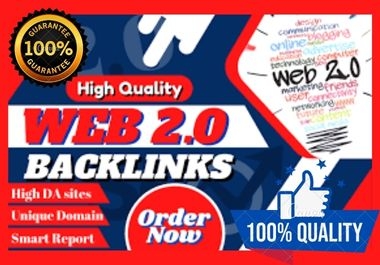 I will create 5 web 2.0 backlinks high quality to Rank Higher