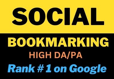 I will do strong high quality 100 social bookmarks seo backlinks for google ranking