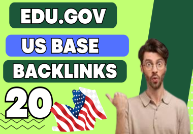 I Will Create 20+ High-Quality EDU and GOV Backlinks from US Sources