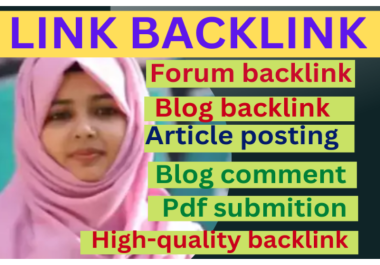 I will do manual DA DR 50+ high authority backlink package