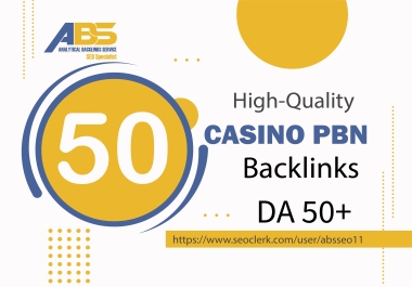 Manually create 50 Homepage PBNS Backlinks Get google Top position