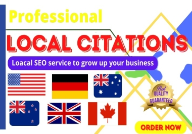 I will do 35 professional local citations for usa UAE or business directory listing for any country