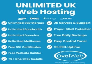 1 Year Unlimited Website Hosting with Pro Features Least Price