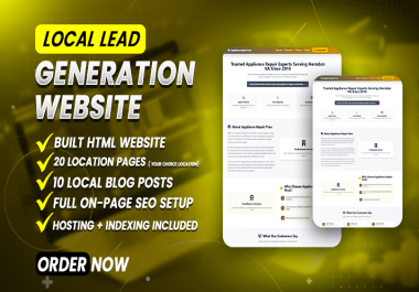 Local Lead Generation Website Local City Site