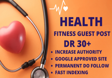 I will publish a guest post on high dr 30 health and fitness blog health tips post