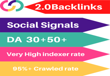 Seo Backlinks All DA 30+50+ High Quality 60+Backlinks,  To Website Improving Seo & Ranking Higher