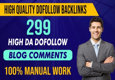 I Will Do 299 High Quality Dofollow Blog Comments Backlinks Seo Service