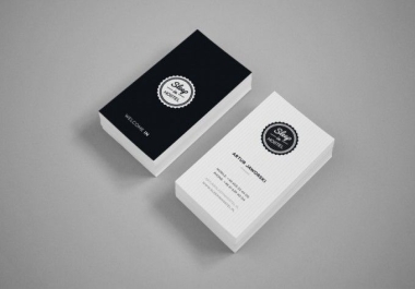 I will do minimalist business card or modern business card design