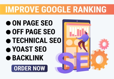 We will do On Page SEO with Yoast and technical optimization for Google Rank
