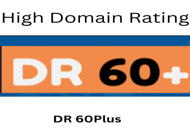 Increase Domain Rating 60 Plus