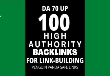 I Will Build 100 High Authority SEO Profile Backlinks Permanent Link building