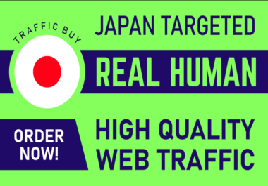 I will bring real 8K visitors targeted japan web traffic