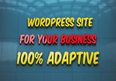 Wordpress site for your business