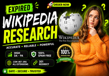 I Will Find Powerful Expired Domains with Wikipedia Backlinks