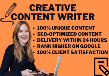 Creative Content Writer Transforming Ideas into Compelling Stories