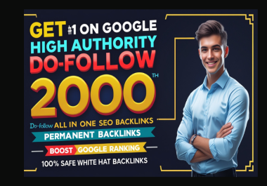 Google Ranking With - Powerfull 2000 SEO Backlinks Package With Faster Google Ranking