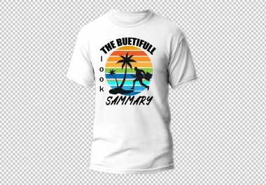 I will design a creative unique and minimalist t shirt design