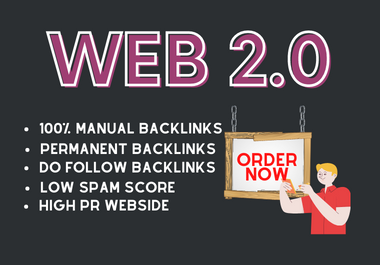 I will build 60 web 2.0 backlinks to high da sites