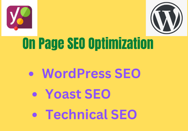 I will do wordPress Yoast on page SEO with technical optimization