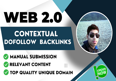 Create manually high-quality 25 web 2.0 backlinks for link building