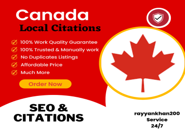 70 Canada Local Citations and business Listings For Your Local Business And GMB Ranking
