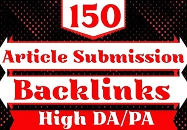 Manually 55 Article Submission Backlinks on high da90 websites
