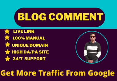 I will do 205 best dofollow blog comments backlinks