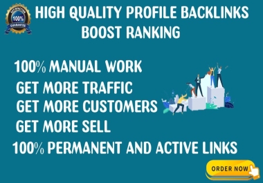 Rank your website with 70 High-Quality white hat Profile Backlinks