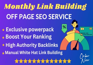 All in one Monthly SEO Package Rank your website with Our Guaranteed Premium SEO Service