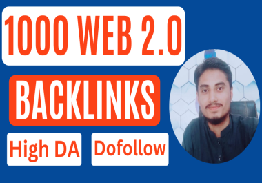 1000 High Quality Web 2.0 Backlinks,  Both Profile and Contextual Web 20 Backlinks Web 2 0 Backlinks