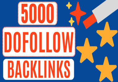 5000 SEO Dofollow Backlinks,  High DA PA Backlinks