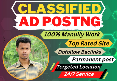 I will provide 100 ads posting backlinks on high DA PA Site