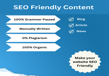 I'll write 2 SEO Friendly article for you with 1000 words each within 24 hours time