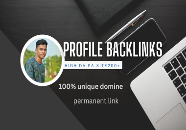I will make significant position web based profile backlinks
