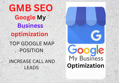 I will optimize google my business listing and top GMB ranking