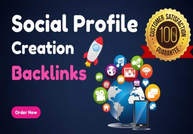 I will create 100 HQ US UK aus profile creation backlinks