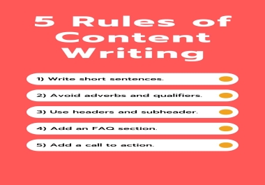 I will do content writing on any topic