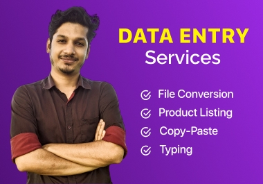 Accurate data entry & virtual assistance service