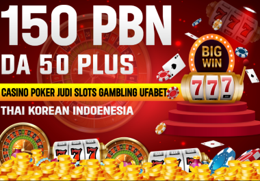 Rank Your Casino,  Toto,  judi bola,  UFA,  betting with 150 PBN links DA60