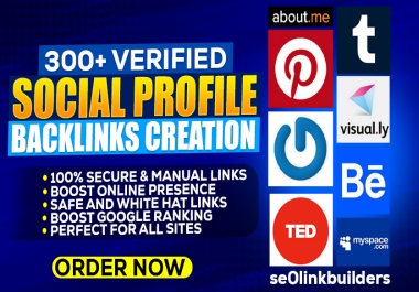Build 100 High-Quality Profile Backlinks for Your Business and Website Ranking